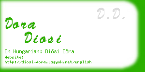 dora diosi business card